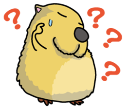Capybara Sticker sticker #3566554
