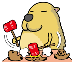 Capybara Sticker sticker #3566557