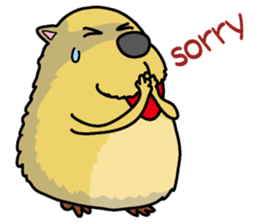 Capybara Sticker sticker #3566560