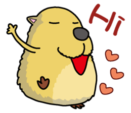 Capybara Sticker sticker #3566561