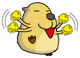 Capybara Sticker sticker #3566564