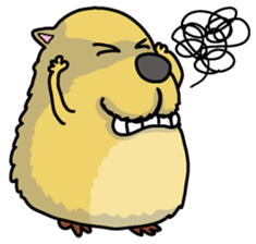 Capybara Sticker sticker #3566565