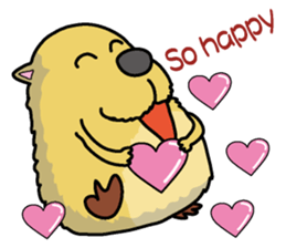 Capybara Sticker sticker #3566566