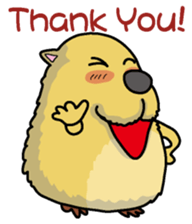 Capybara Sticker sticker #3566568