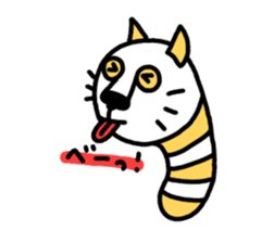 Cat-caterpillar sticker #3566769