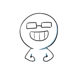 Glasses Human sticker #3566771