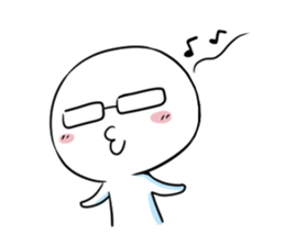 Glasses Human sticker #3566772