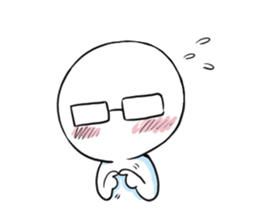 Glasses Human sticker #3566781