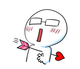 Glasses Human sticker #3566783