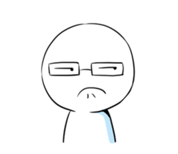 Glasses Human sticker #3566787