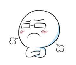 Glasses Human sticker #3566789