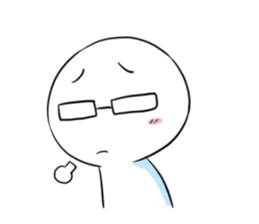 Glasses Human sticker #3566798