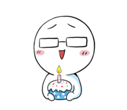 Glasses Human sticker #3566807