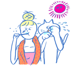 Thoughtful roommate. sticker #3567011