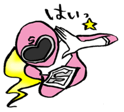 Peach ranger's Pink life sticker #3567290