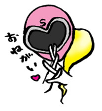 Peach ranger's Pink life sticker #3567291