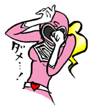 Peach ranger's Pink life sticker #3567296