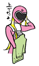 Peach ranger's Pink life sticker #3567299