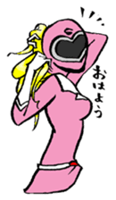 Peach ranger's Pink life sticker #3567302