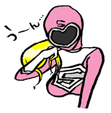 Peach ranger's Pink life sticker #3567312