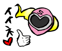 Peach ranger's Pink life sticker #3567316
