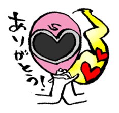 Peach ranger's Pink life sticker #3567320