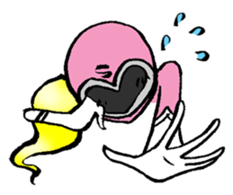 Peach ranger's Pink life sticker #3567321