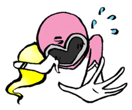 Peach ranger's Pink life sticker #3567321