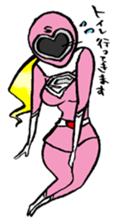 Peach ranger's Pink life sticker #3567326