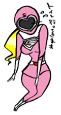 Peach ranger's Pink life sticker #3567326