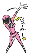 Peach ranger's Pink life sticker #3567328