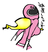 Peach ranger's Pink life sticker #3567329
