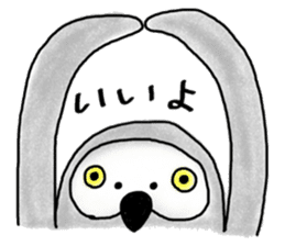 Mel African Grey Parrot sticker #3567346