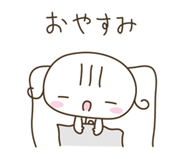 YURUKABICHARA ( platinum white ) sticker #3567659