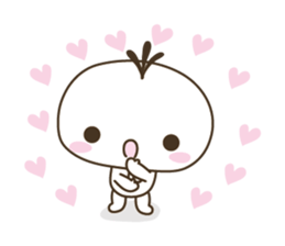 YURUKABICHARA ( platinum white ) sticker #3567660