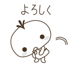 YURUKABICHARA ( platinum white ) sticker #3567669