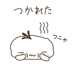 YURUKABICHARA ( platinum white ) sticker #3567689