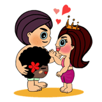 Ugly Jao Ngoa & Pretty Princess Rojjana sticker #3567703