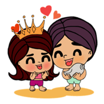 Ugly Jao Ngoa & Pretty Princess Rojjana sticker #3567720