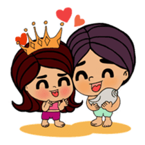 Ugly Jao Ngoa & Pretty Princess Rojjana sticker #3567720