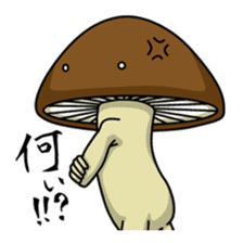 Mr. shiitake mushroom sticker #3568054