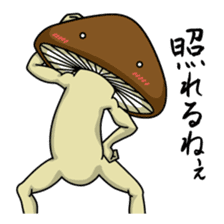 Mr. shiitake mushroom sticker #3568055