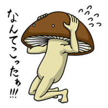 Mr. shiitake mushroom sticker #3568060