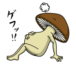 Mr. shiitake mushroom sticker #3568062