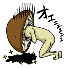 Mr. shiitake mushroom sticker #3568078