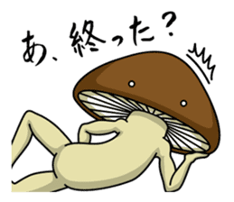 Mr. shiitake mushroom sticker #3568088