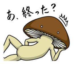 Mr. shiitake mushroom sticker #3568088
