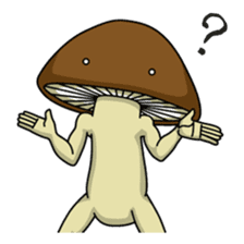 Mr. shiitake mushroom sticker #3568089
