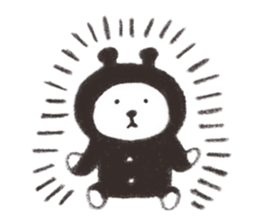 Bear from outer space 2 sticker #3568450