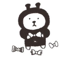 Bear from outer space 2 sticker #3568451